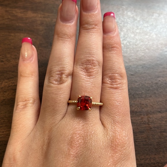 Red stone ring - Picture 6 of 6